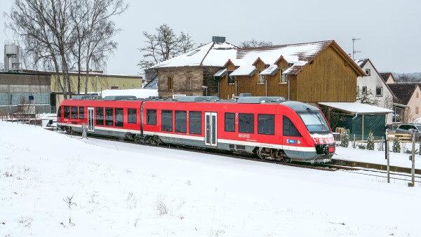 Windsbach Bahnhof am 18.03.18