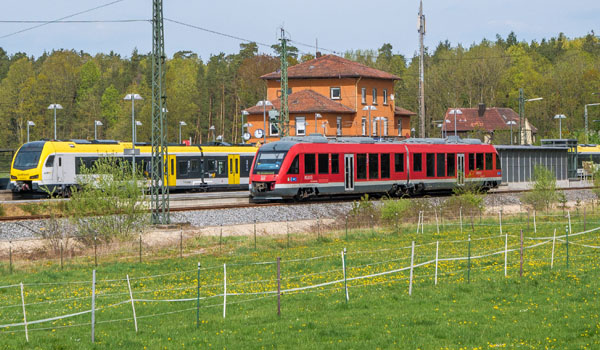 Wicklesgreuth Bahnhof am 24.04.20